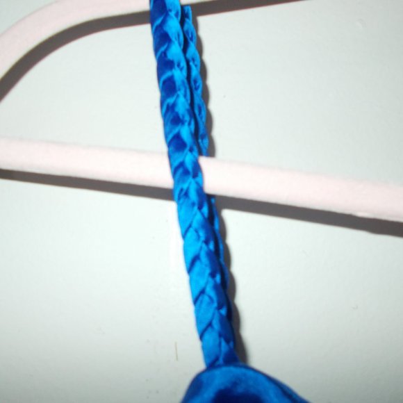 Y2K Shiny Sleeveless Top Blue Size Medium - Picture 4 of 6